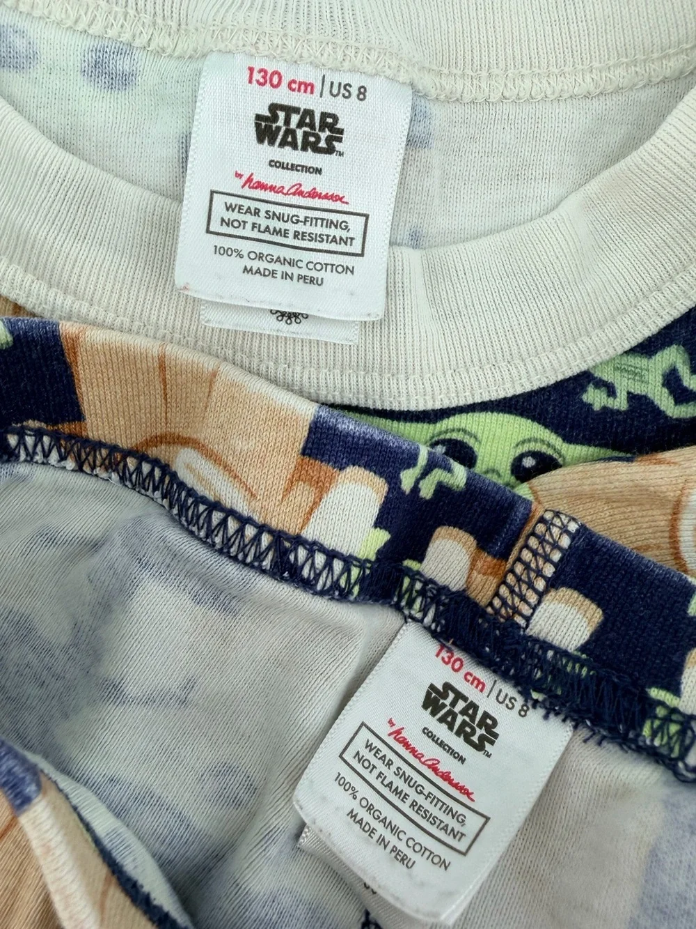 Hanna Andersson Star Wars Baby Yoga Grogu Pajamas 130 8